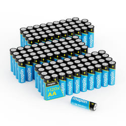 Maplin AA LR6 1.5V Alkaline Batteries 7 Year Shelf Life High Performan