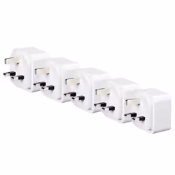 4lite WiZ Connected 3-Pin UK Smart Plug - Pack of 5