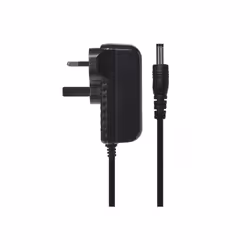 This Maplin UK Switching Power Supply 12V DC 2 Amp 24W 5.5 x 2.1 x 12mm Plug with a fixed UK plug and built-in over-Voltage. ...