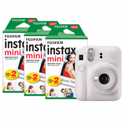 Fully loaded with easy-to-use modes and controls. the super playful Fujifilm Instax Mini 12 Instant Camera is burst ...