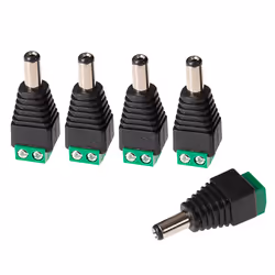 This screw down DC adaptor will allow you to run twin-cable DC power to your existing DC-tip 2.1mm power input. The Maplin Ma ...