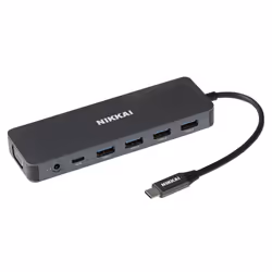 Expand the connectivity of your MacBook Pro. Chromebook or other USB-C enabled laptop. The Nikkai USB-C Multiport Hub to 2x U ...