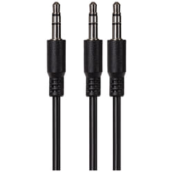 Maplin 3.5mm Aux Stereo 3 Pole TRS Jack Plug to Twin 3.5mm 3 Pole TRS