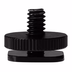 This PRAKTICA Cold Shoe Adapter Mount 1/4" Screw Fitting allows you to connect accessories to a hot shoe mount or c ...
