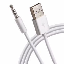 The Maplin USB-A to 3.5mm Audio Aux Stereo 4 Pole TRRS Jack Plug Cable 1.2m is an audio cable to input sound to PC and Mac. F ...