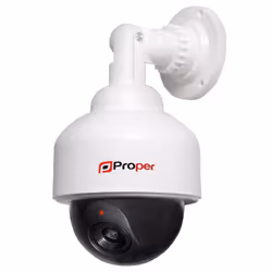 Deter thieves with the ProperAV Imitation Security Speed Dome Camera. an affordable outdoor warning that is quick and easy to ...