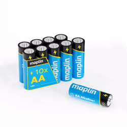 Alkaline LR6 AA batteries are one of the most popular and versatile types of battery. If you are short on power. then Maplin ...