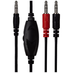 Maplin 3.5mm 3 Pole TRS Jack to Twin 3.5mm 3 Pole TRS Jack Cable with