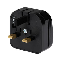 Maplin Euro 2 Pin Plug to UK Mains Plug Converter with 5 Amp Fuse &amp