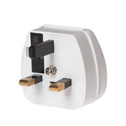 Maplin Euro 2 Pin Plug to UK Mains Plug Converter with 5 Amp Fuse &amp