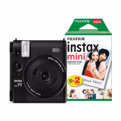 The Fujifilm Instax Mini 99 Instant Camera updates the design and functions of mini 90 with greater colour effect c ...