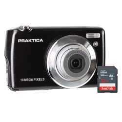 Praktica Compact Digital Camera 18MP 8x Optical Zoom Entry Level Black