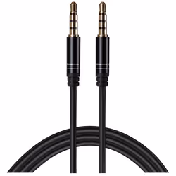 This Maplin 3.5mm Aux Stereo 4 Pole Jack Plug to 3.5mm 4 Pole Jack Plug Cable carries three signals between specialised devic ...