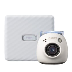 Fujifilm Instax PAL Digital Camera with Link Wide Printer Bundle - Ash