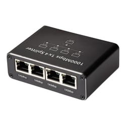 Maplin RJ45 Splitter Ethernet LAN Adapter 1 Port In 4 Ports Out 1000Mb