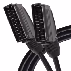 This SCART cable is ideal for use with connecting standard definition TVs to satellite boxes. DVD players and games consoles. ...