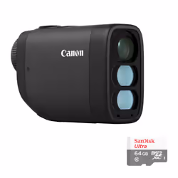 Improve your golf game with the Canon PowerShot Golf Laser Rangefinder which delivers fast. accurate distance readings and a ...