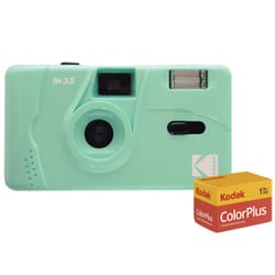 Kodak M35 Film Camera Reusable 35mm Fixed Focus  - Mint Green - Camera