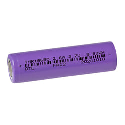 Maplin 18650/R280 2600mAh Flat Tip Rechargeable Lithium Battery - Sing