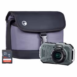 The Pentax WG-1000 16MP 4x Zoom Tough Compact Camera is an entry-class. waterproof digital compact camera. designed for casua ...