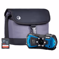 With its compact. lightweight housing. the Pentax WG-90 16MP 5x Zoom Tough Compact Camera guarantees outstanding reliability ...
