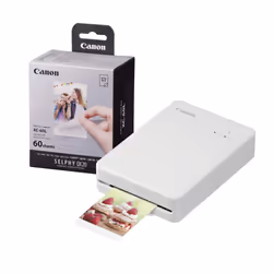 Effortlessly print. collect and share your cherished memories wherever you are with the portable and versatile Wi-Fi Canon Se ...