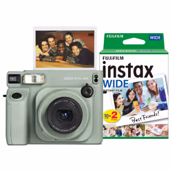 Introducing the Fujifilm Instax Wide 400 EX D Instant Camera. Capture the entire scene in wide format. Perfect for captu ...