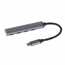 Increase your USB-C laptop connectivity with the Maplin USB-C Charging and Connectivity Hub to 4x USB-C Ports. Connect multip ...