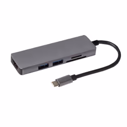 Expand the connectivity of your MacBook Pro. Chromebook or other USB-C enabled laptop. The Maplin USB-C Multiport Hub 2x USB- ...