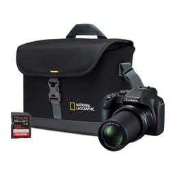 Panasonic DMC-FZ82D Camera Black - Camera + Sandisk 128GB SD Card + Sy