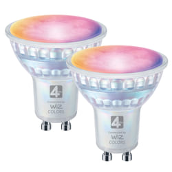 4lite Wiz Connect Dimmable Multicolour WiFi LED Smart Bulb - GU10 - Pa