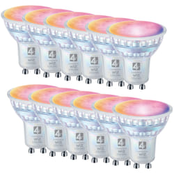 4lite Wiz Connect Dimmable Multicolour WiFi LED Smart Bulb - GU10 - Pa