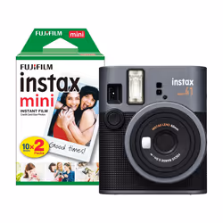 The ultimate in classic style - the Fujifilm Instax Mini 41 Instant Camera combines sleek easy-to-use features with a timeles ...