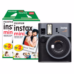 The ultimate in classic style - the Fujifilm Instax Mini 41 Instant Camera combines sleek easy-to-use features with a timeles ...