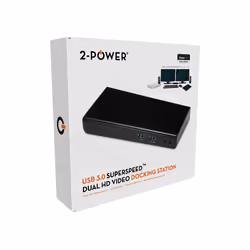2-Power USB 3.0 Dual Display Docking Station - Additional view 5