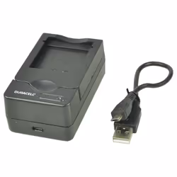 This Duracell USB Camcorder Battery* charger is designed for a range of Samsung batteries. The charger is extremely compact. ...