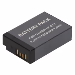 Note: this battery CANNOT be charged in a Canon charger. please use DRC5915 charger