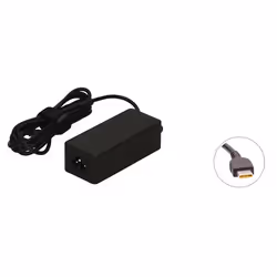 PSA Parts CAA0744G, Laptop, Indoor, 110 - 240 V, AC-to-DC, Lenovo, Black