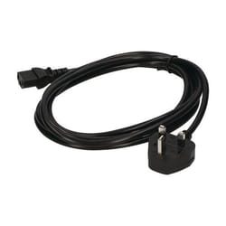 2-Power PWR0002C power cable Black 3 m Power plug type G C13 coupler