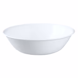 0.95 Litre Vitrelle Glass Winter Frost White Serving Bowl, Pack of 3