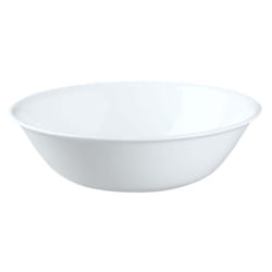 0.95 Litre Vitrelle Glass Winter Frost White Serving Bowl, Pack of 3