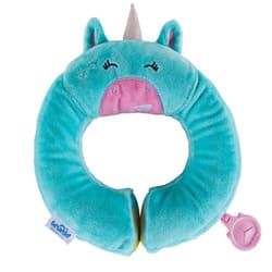 Trunki Kids Travel Neck Pillow and chin Rest  Support Sleepy Heads in The car Seat  Plane  Bike or Pram  Yondi Small UNA Unicorn Turquoise