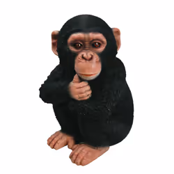 Vivid Arts XRL-CHM2-F Baby Chimpanzee Resin Ornament