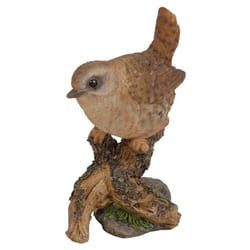 Vivid Arts British Birds Wren on a Stump Home or Garden Ornament (WBC-WREN-F)