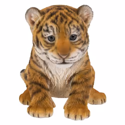 Vivid Arts Tiger Cub, Black, Brown, White, Polyresin, Animals, 127 mm, 175 mm, 147 mm