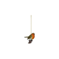 Vivid Arts - Hanging Robin on Branch Home or Garden Decoration (HGF-014)