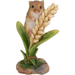 Harvest Mouse on Wheat Highly Detailed Home or Garden Decoration (NF-DM07-F)