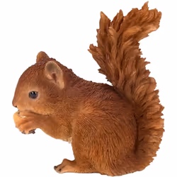 Real Life Baby Red Squirrel | Resin Home or Garden Decoration | XRL-RS01-F
