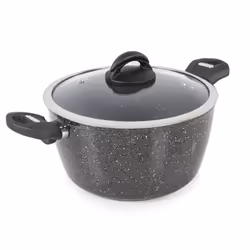 Tower Cerastone Forged Aluminium Casserole Pan with Easy Clean Non-Stick Ceramic Coating, 24 cm - Graphite
