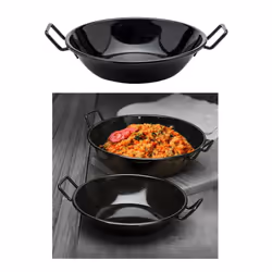 Enamel Karai Wok Heavy Duty Frying Kadhai Kadai - 30cm